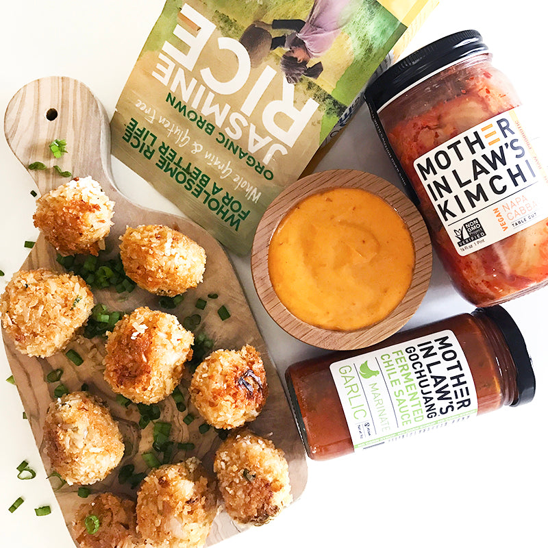 Asian Inspired Arancini (Rice Balls)