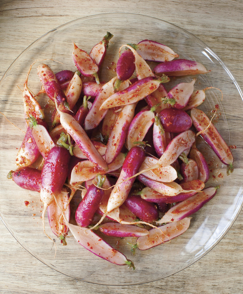 French Breakfast Radish Kimchi