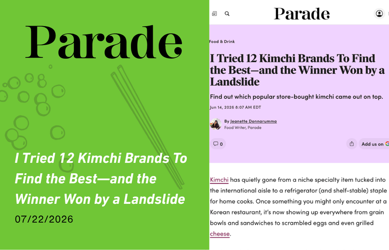 I Tried 12 Kimchi Brands To Find the Best—and the Winner Won by a Landslide