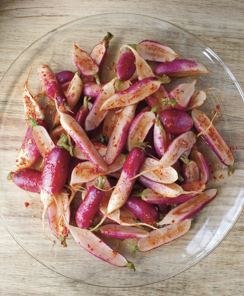 French Breakfast Radish Kimchi