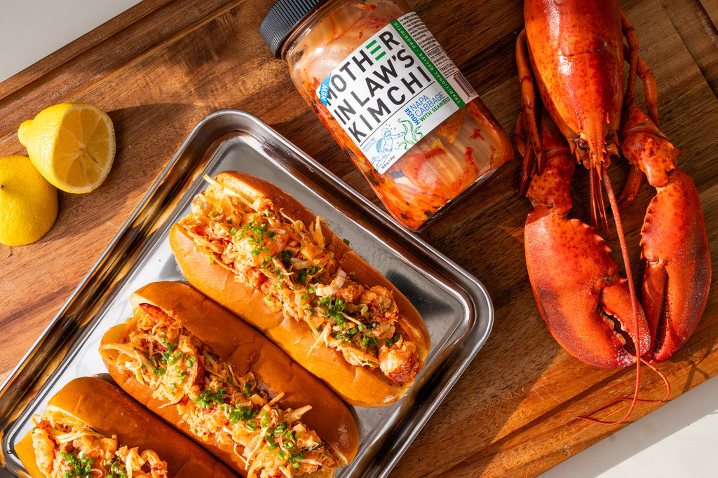 Kimchi Coleslaw Lobster Roll