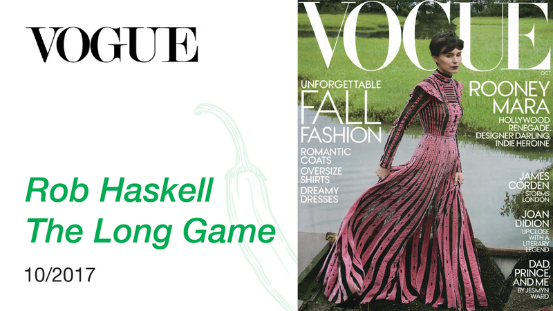 Rob Haskell The Long Game