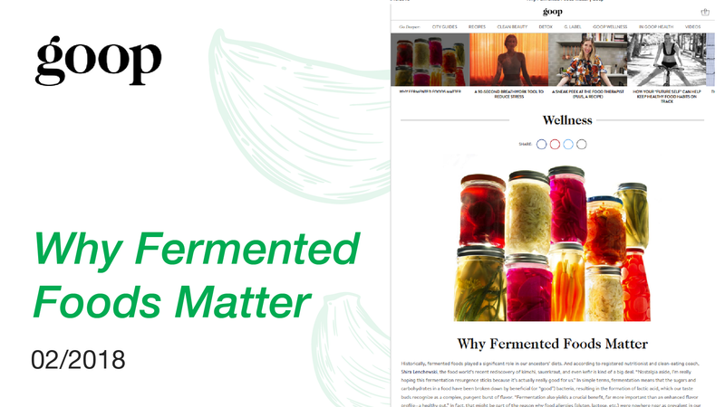 Why Fermented Foods Matter
