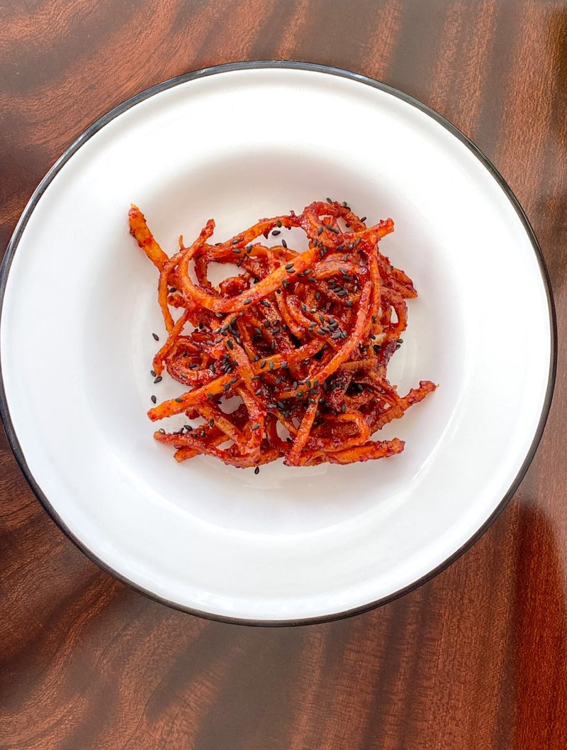 Shredded Squid with Gochujang (Ojingeochae Muchim)